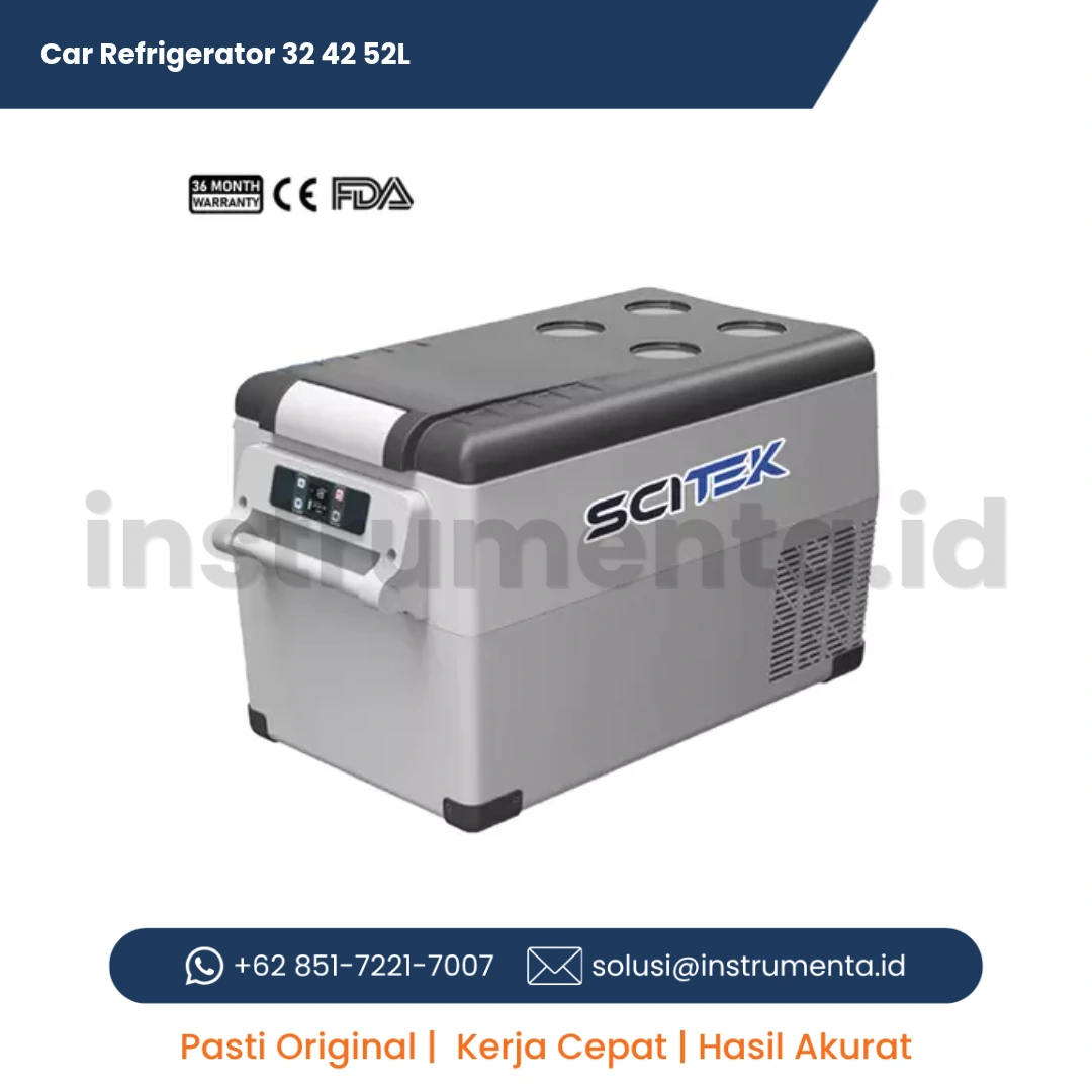 Authorized Distributor Car Refrigerator Scitek CR-F Series Kulkas Mobil Heavy Duty untuk Transportasi Sampel Medis dan Laboratorium
